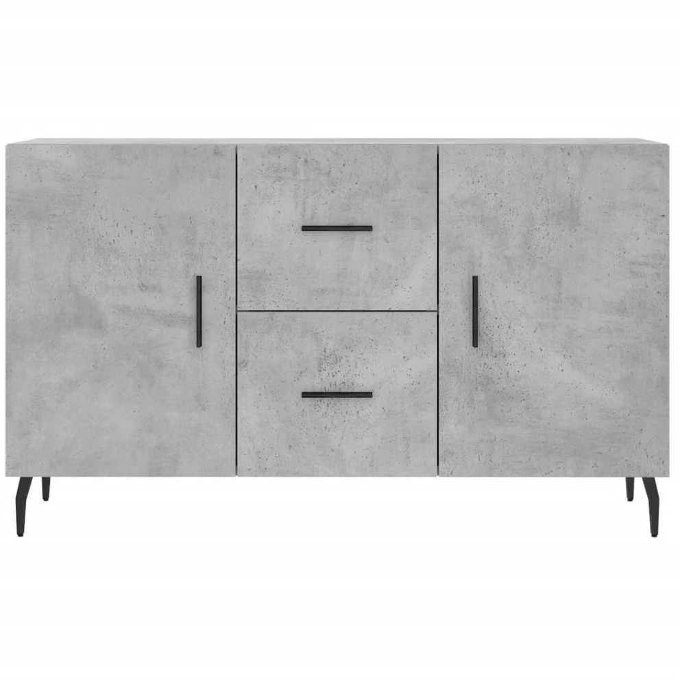 Šoninė spintelė, betono pilka, 100x36x60cm, apdirbta mediena