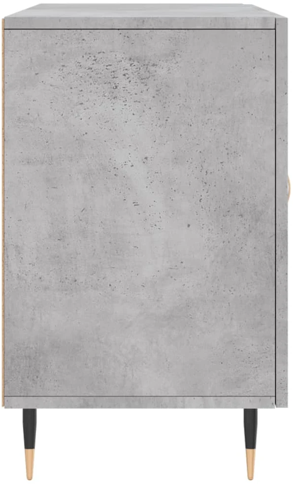 Šoninė spintelė, betono pilka, 100x36x60cm, apdirbta mediena