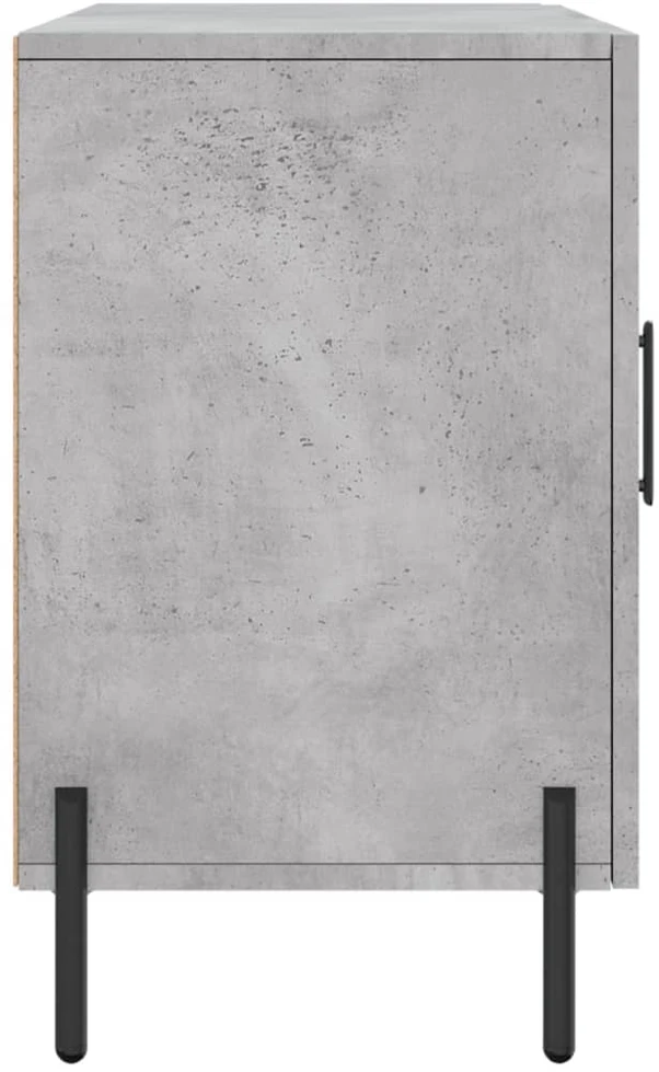 Šoninė spintelė, betono pilka, 100x36x60cm, apdirbta mediena