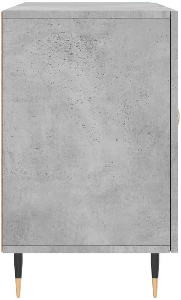 Šoninė spintelė, betono pilka, 100x36x60cm, apdirbta mediena