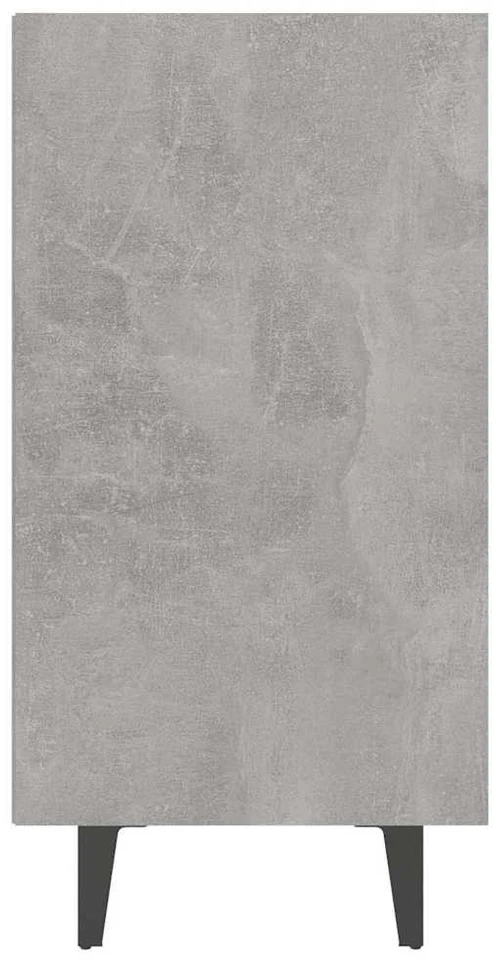 Šoninė spintelė, betono pilka, 103,5x35x70cm, apdirbta mediena