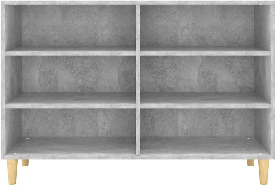 Šoninė spintelė, betono pilka, 103,5x35x70cm, apdirbta mediena