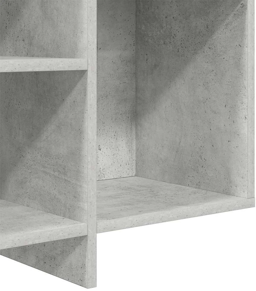 Šoninė spintelė, betono pilka, 120x30x75cm, apdirbta mediena