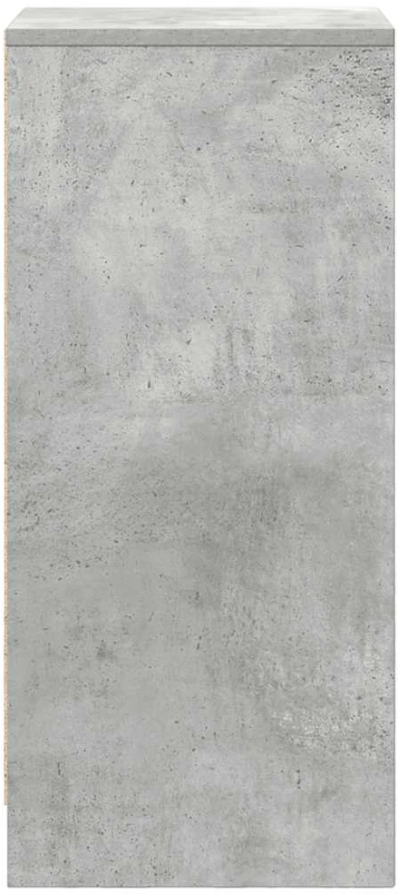 Šoninė spintelė, betono pilka, 29,5x34x76 cm, apdirbta mediena
