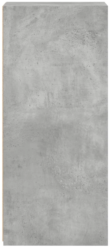 Šoninė spintelė, betono pilka, 30x41x93cm, apdirbta mediena