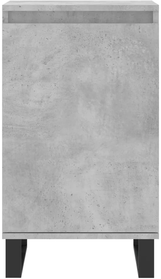 Šoninė spintelė, betono pilka, 40x35x70cm, apdirbta mediena