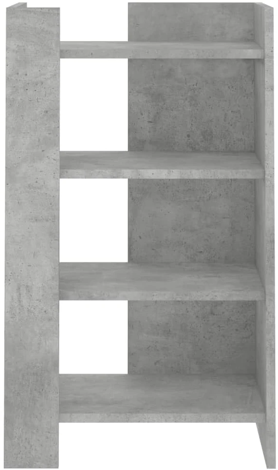 Šoninė spintelė, betono pilka, 45x35x75cm, apdirbta mediena