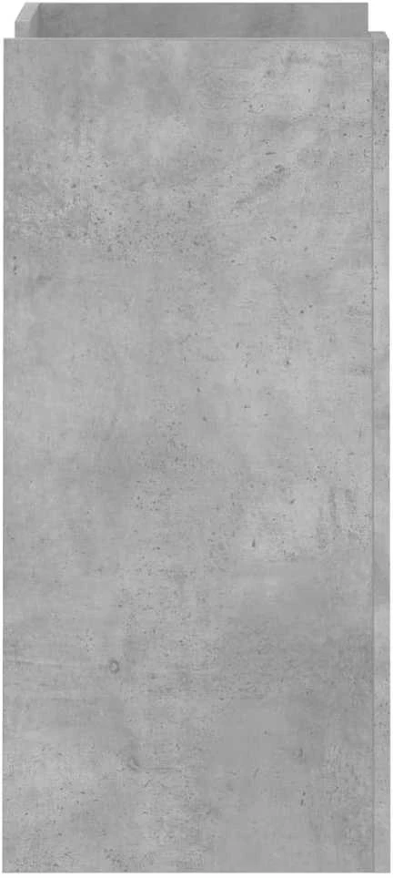 Šoninė spintelė, betono pilka, 45x35x75cm, apdirbta mediena
