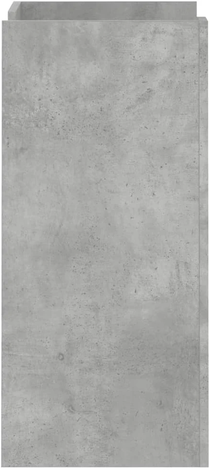 Šoninė spintelė, betono pilka, 45x35x75cm, apdirbta mediena