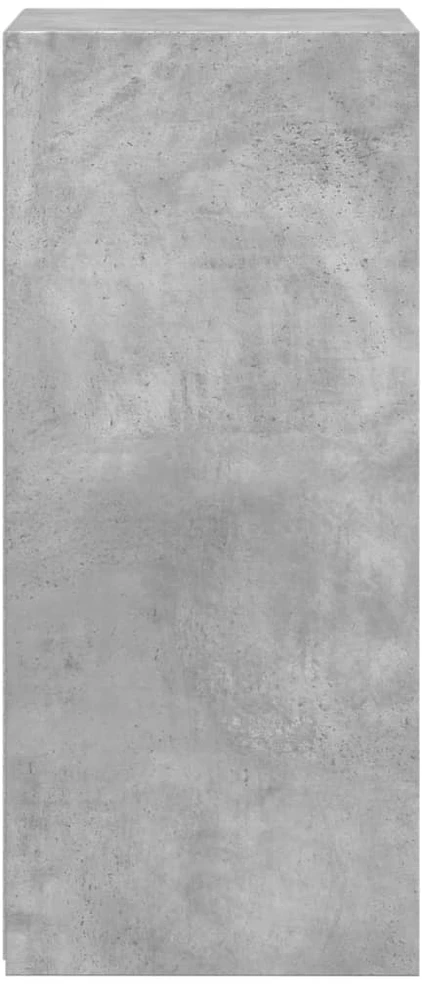 Šoninė spintelė, betono pilka, 45x41x93cm, apdirbta mediena