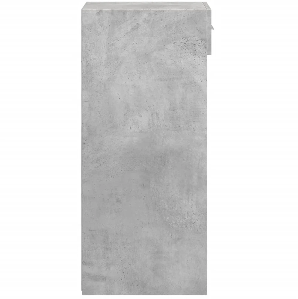 Šoninė spintelė, betono pilka, 50x42,5x93cm, apdirbta mediena