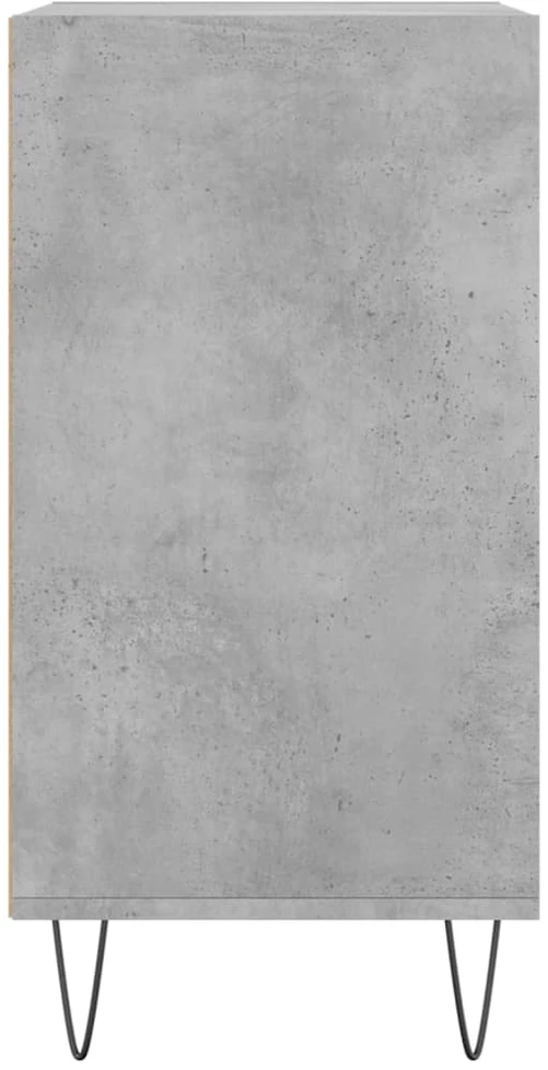 Šoninė spintelė, betono pilka, 57x35x70cm, apdirbta mediena