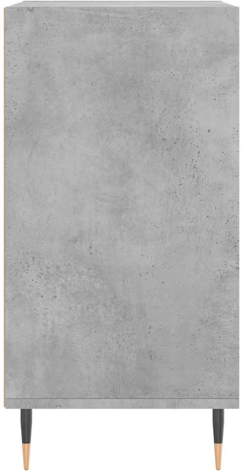 Šoninė spintelė, betono pilka, 57x35x70cm, apdirbta mediena