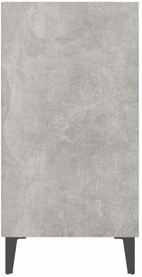 Šoninė spintelė, betono pilka, 57x35x70cm, apdirbta mediena