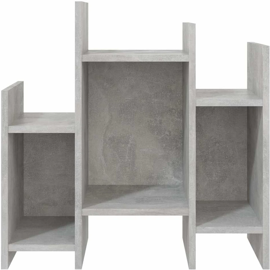 Šoninė spintelė, betono pilka, 60x26x60cm, apdirbta mediena