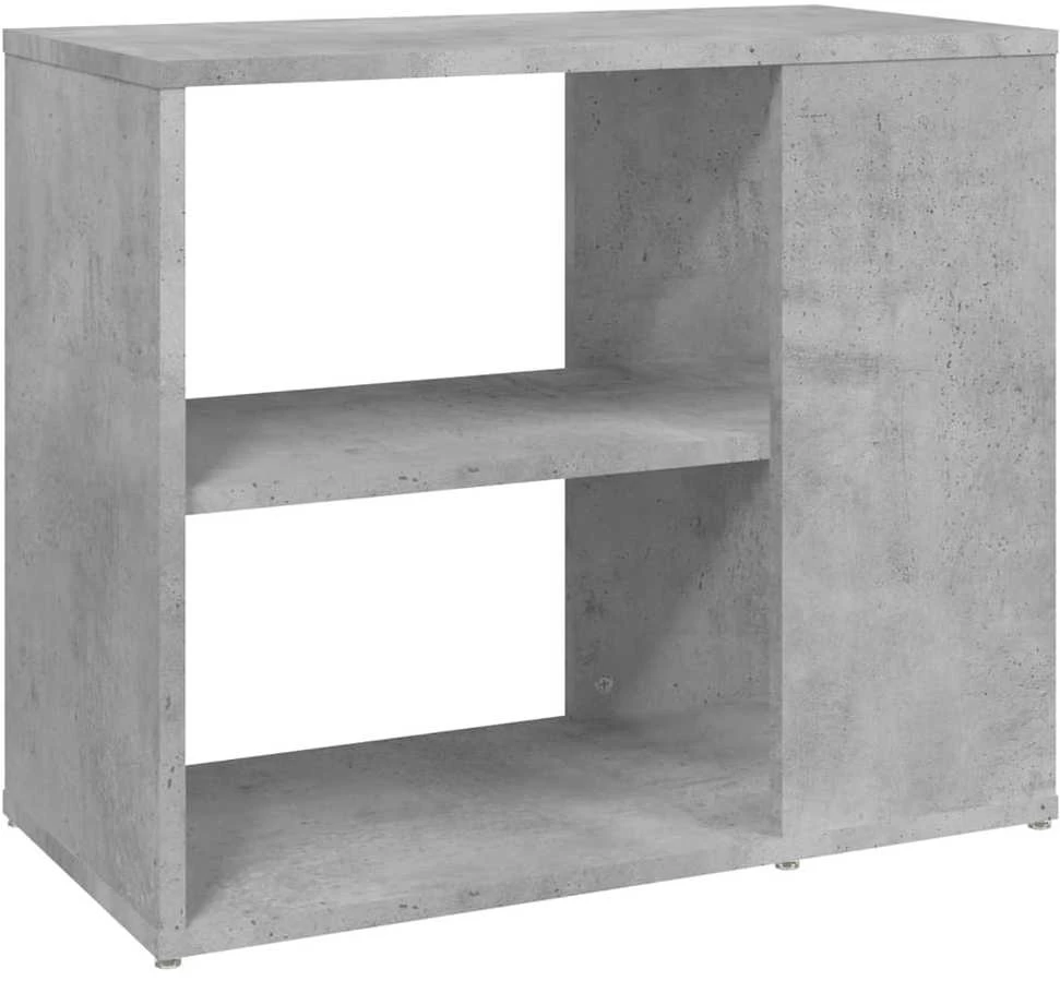 Šoninė spintelė, betono pilka, 60x30x50cm, apdirbta mediena