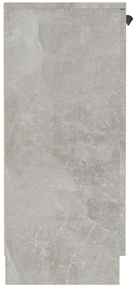 Šoninė spintelė, betono pilka, 60x30x70cm, apdirbta mediena