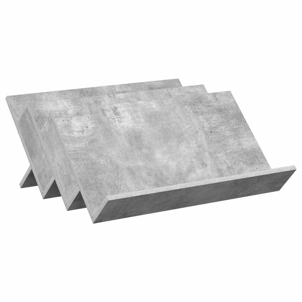 Žurnalų stovas Betono pilka 65 x 53 x 28,5 cm Apdirbta mediena