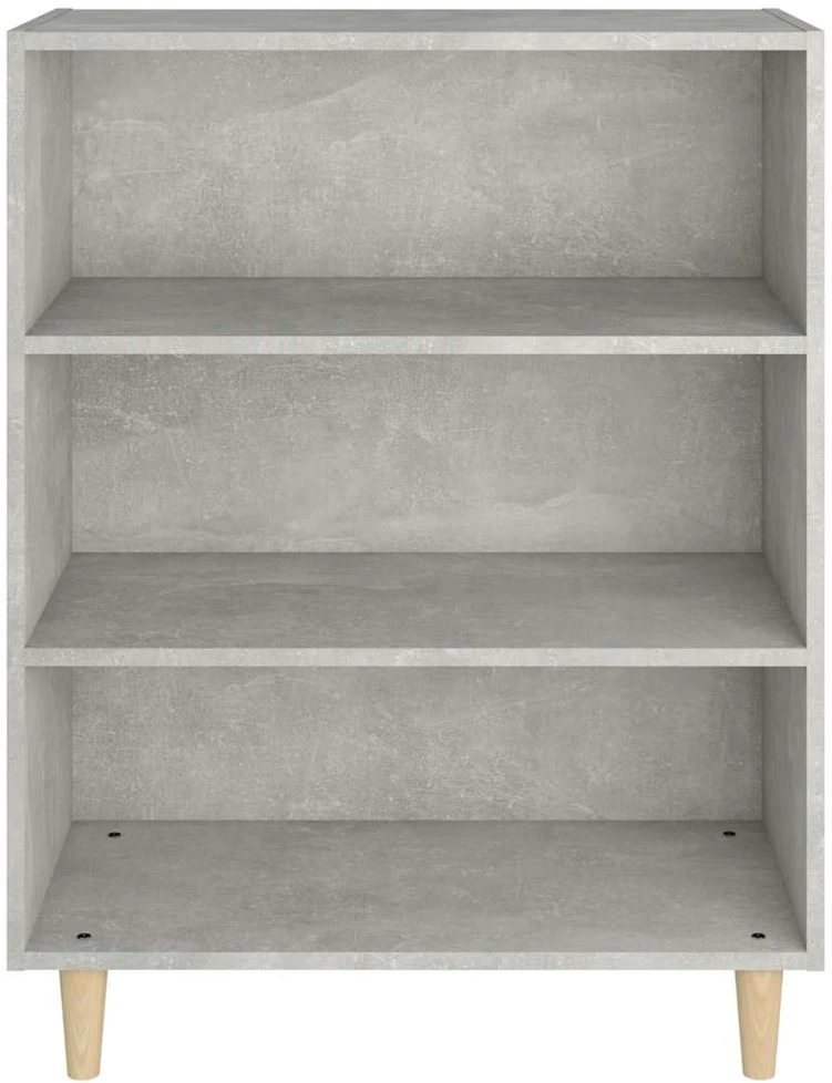 Šoninė spintelė, betono pilka, 69,5x32,5x90cm, apdirbta mediena