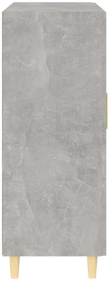 Šoninė spintelė, betono pilka, 69,5x34x90cm, apdirbta mediena
