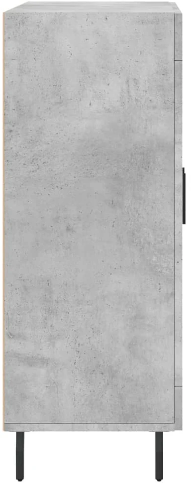 Šoninė spintelė, betono pilka, 69,5x34x90cm, apdirbta mediena