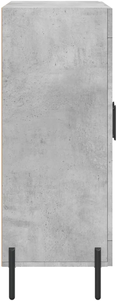 Šoninė spintelė, betono pilka, 69,5x34x90cm, apdirbta mediena