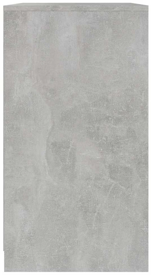 Šoninė spintelė, betono pilka, 70x40,5x75cm, apdirbta mediena