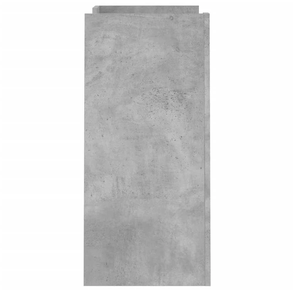 Šoninė spintelė, betono pilka, 73,5x35x75cm, apdirbta mediena