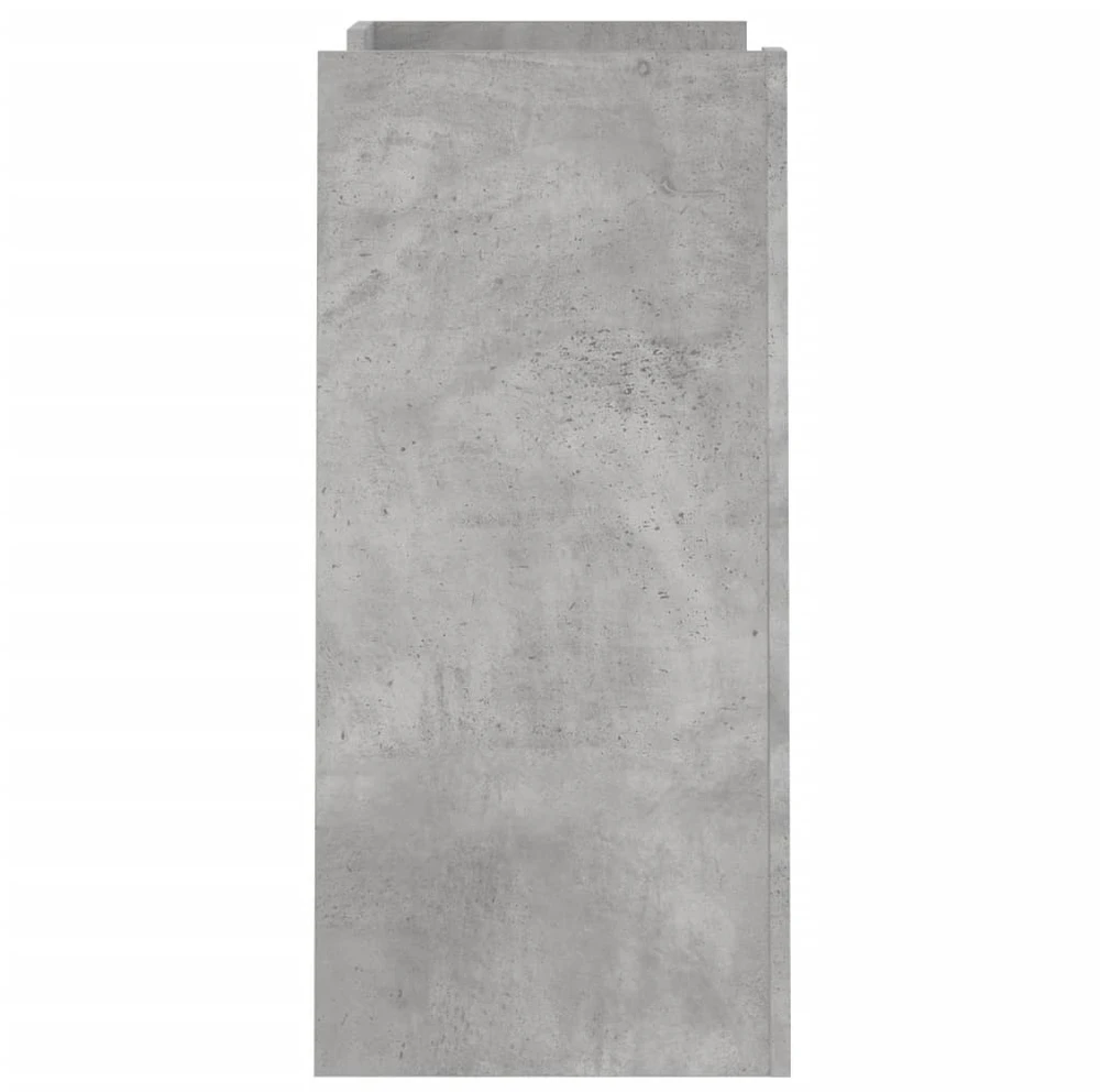 Šoninė spintelė, betono pilka, 73,5x35x75cm, apdirbta mediena