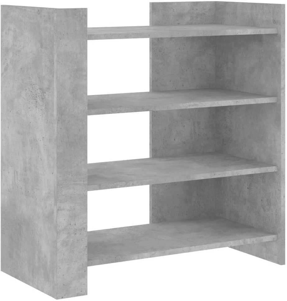 Šoninė spintelė, betono pilka, 73,5x35x75cm, apdirbta mediena