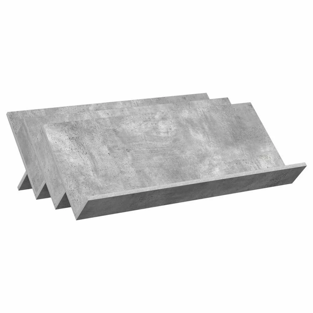 Žurnalų stovas Betono pilka 90 x 53 x 28,5 cm Apdirbta mediena