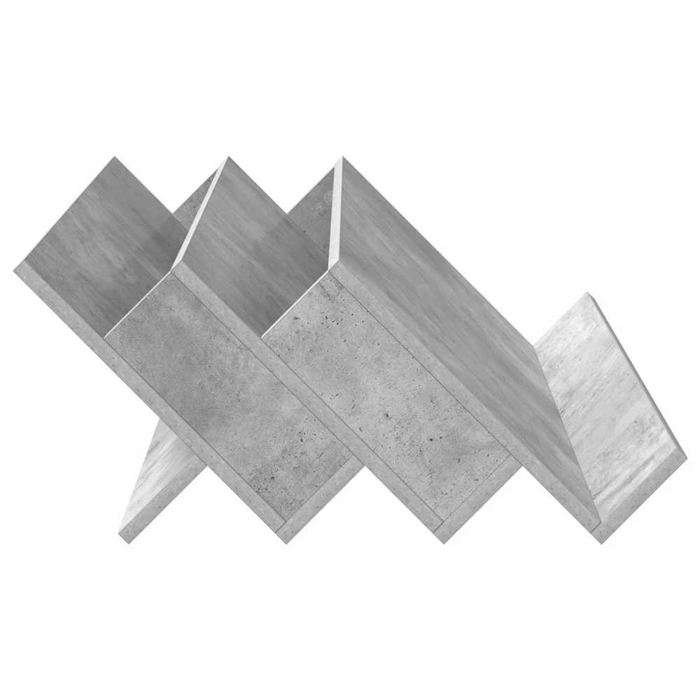 Žurnalų stovas Betono pilka 90 x 53 x 28,5 cm Apdirbta mediena