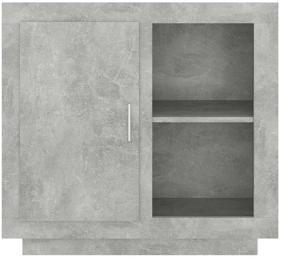 Šoninė spintelė, betono pilkos spalvos, 80x40x75cm