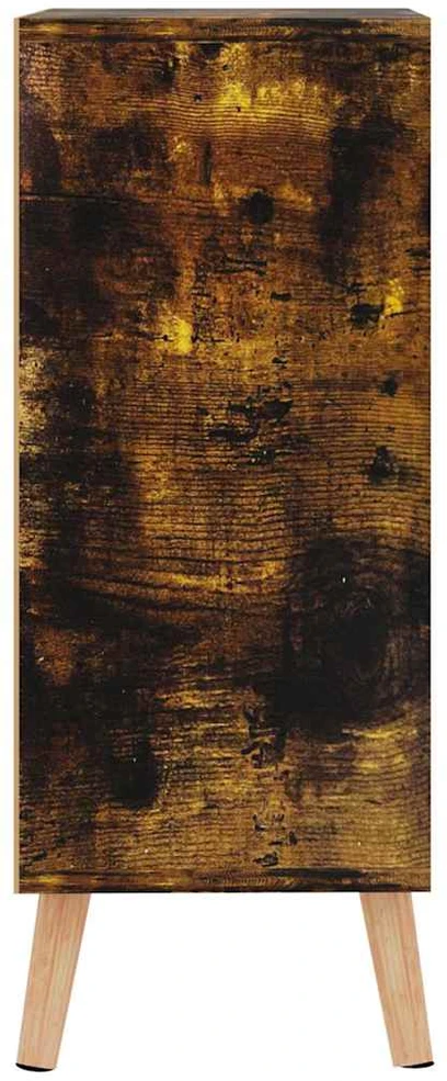Šoninė spintelė, dūminė ąžuolo, 60x30x72cm, apdirbta mediena