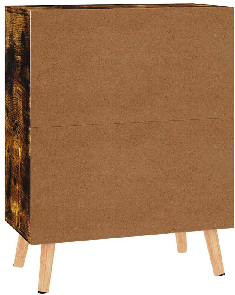 Šoninė spintelė, dūminė ąžuolo, 60x30x72cm, apdirbta mediena