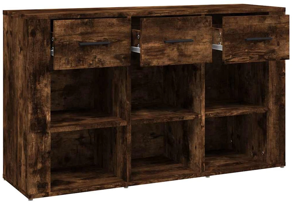 Šoninė spintelė, dūminio ąžuolo, 100x30x59,5cm, mediena