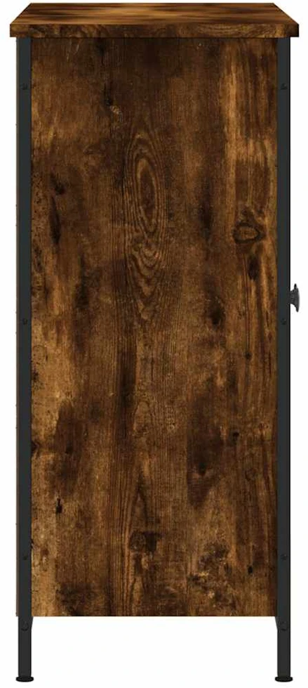 Šoninė spintelė, dūminio ąžuolo, 100x33x75cm, apdirbta mediena