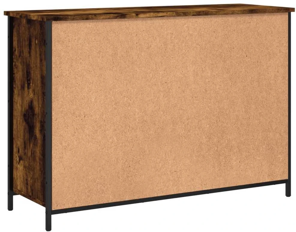 Šoninė spintelė, dūminio ąžuolo, 100x35x70cm, apdirbta mediena