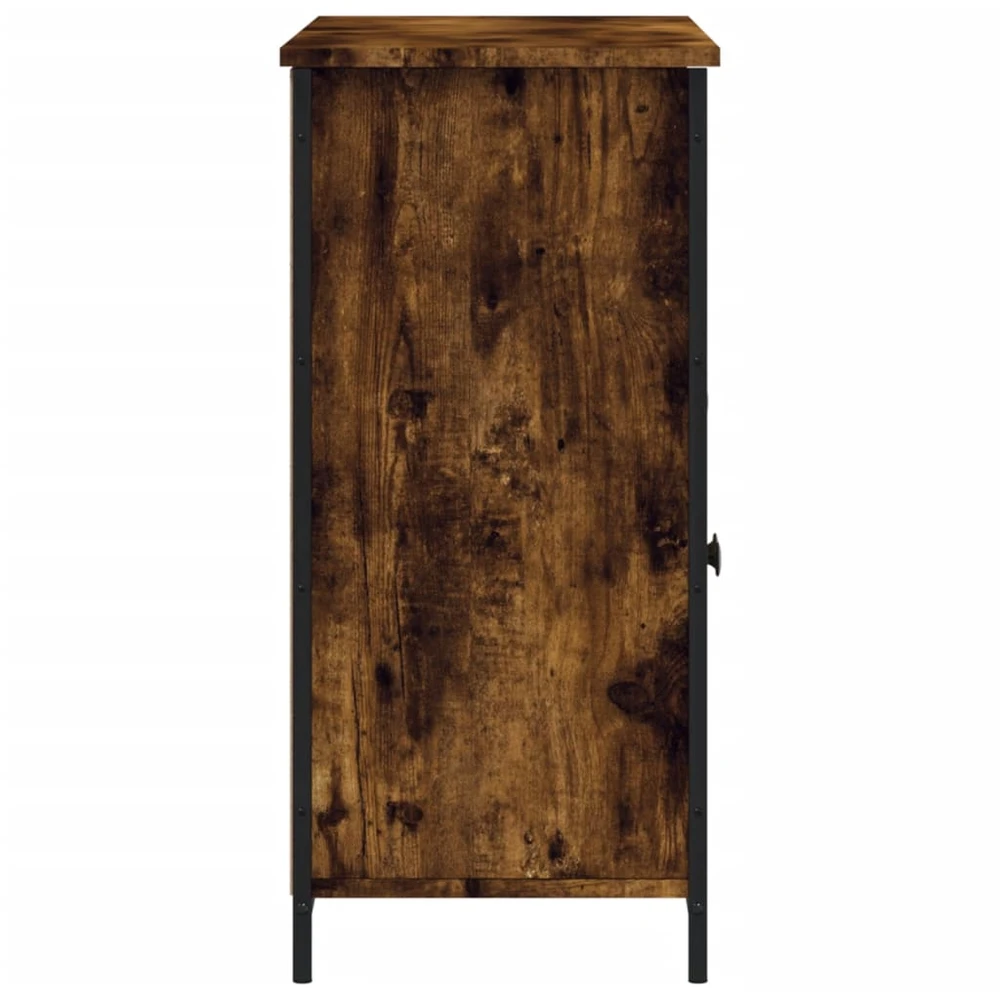 Šoninė spintelė, dūminio ąžuolo, 100x35x75cm, apdirbta mediena