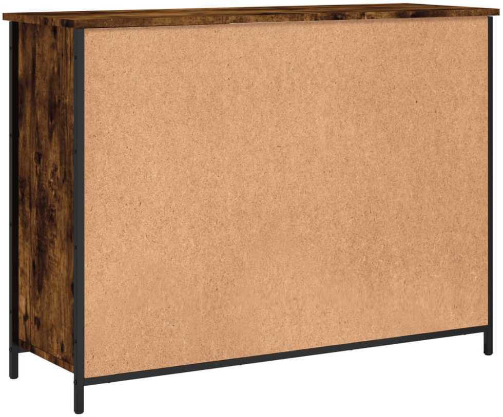 Šoninė spintelė, dūminio ąžuolo, 100x35x75cm, apdirbta mediena
