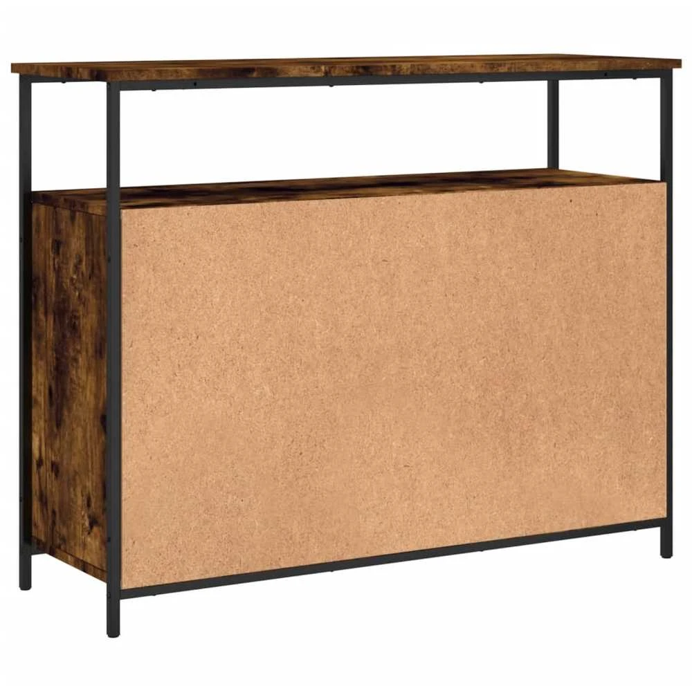 Šoninė spintelė, dūminio ąžuolo, 100x35x80cm, apdirbta mediena