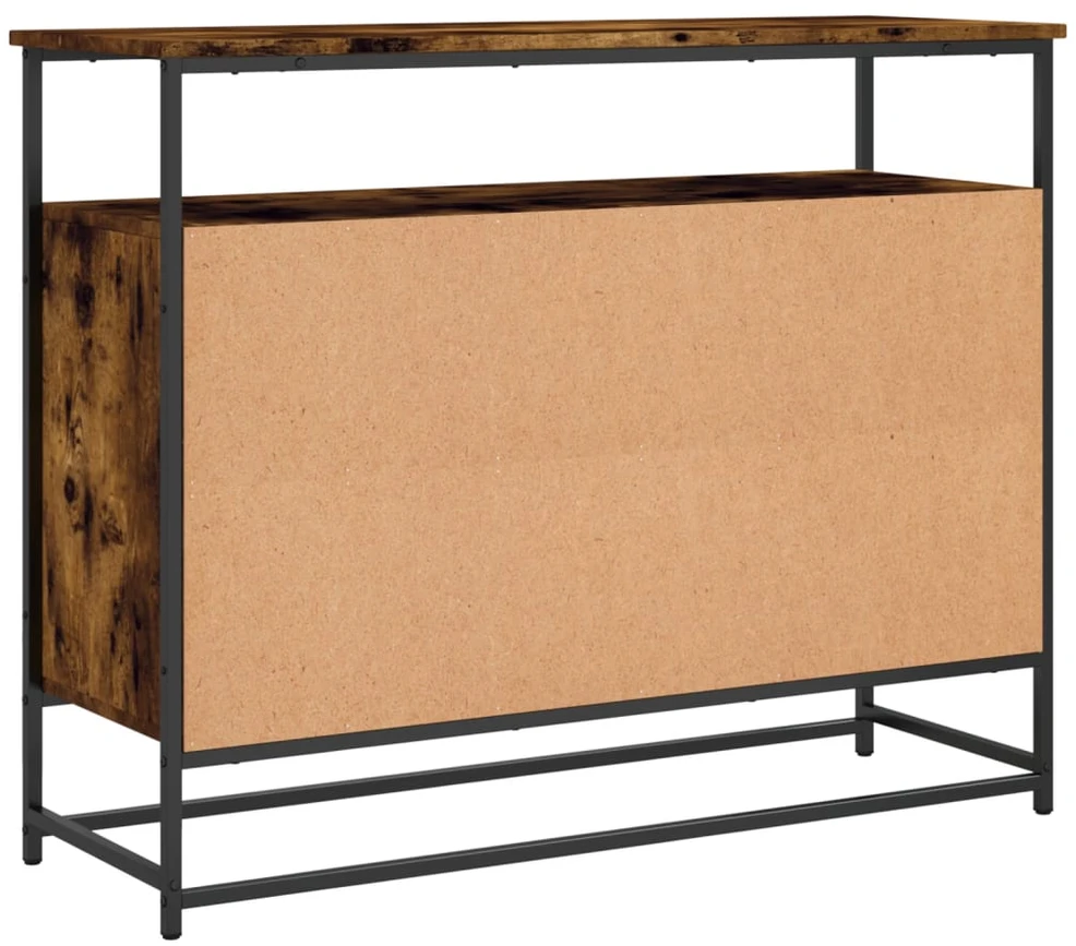 Šoninė spintelė, dūminio ąžuolo, 100x35x80cm, apdirbta mediena