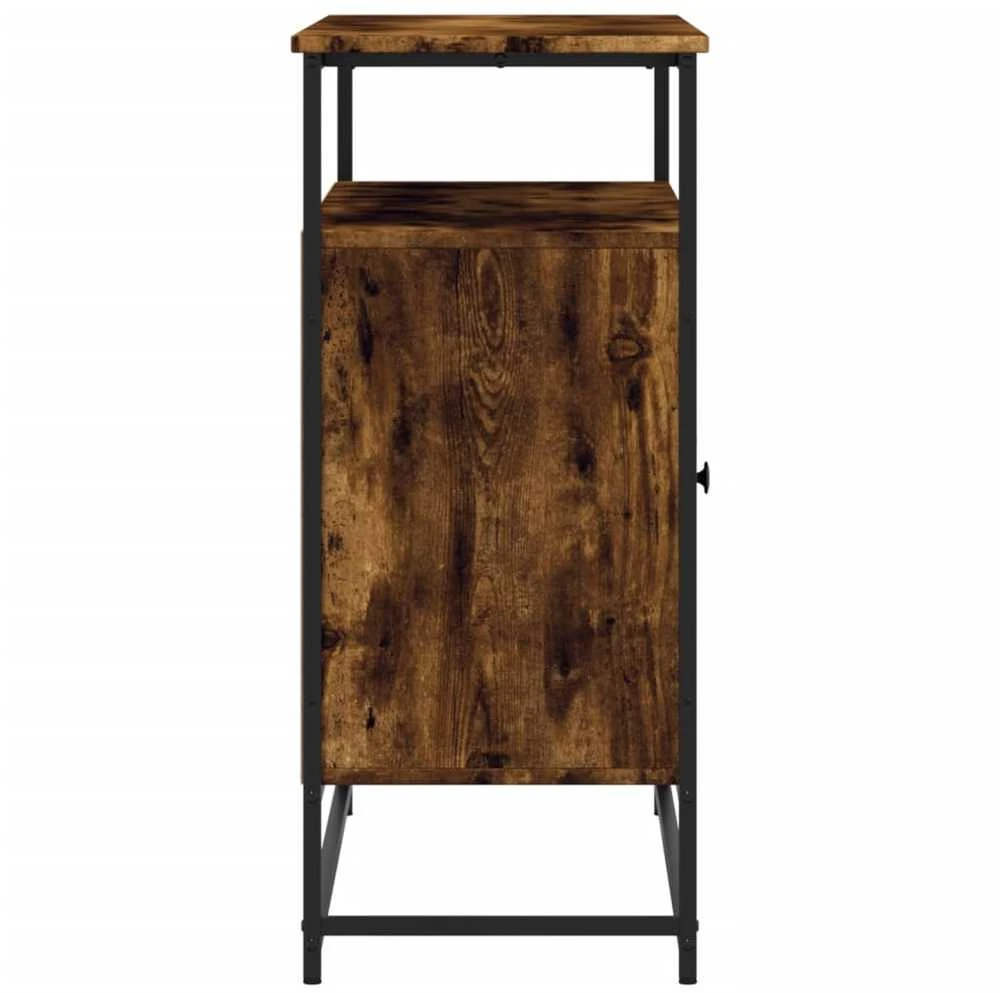 Šoninė spintelė, dūminio ąžuolo, 100x35x80cm, apdirbta mediena