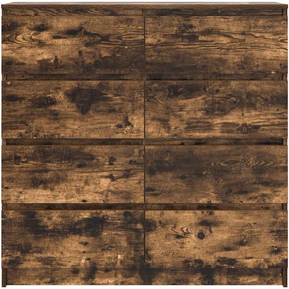 Šoninė spintelė, dūminio ąžuolo, 100x35x99 cm, apdirbta mediena