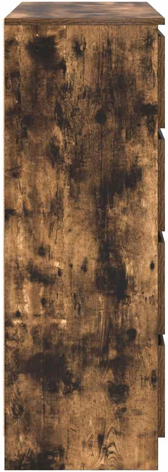 Šoninė spintelė, dūminio ąžuolo, 100x35x99 cm, apdirbta mediena