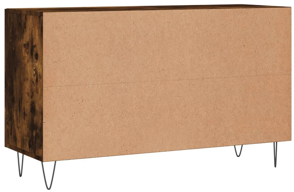 Šoninė spintelė, dūminio ąžuolo, 100x36x60cm, apdirbta mediena