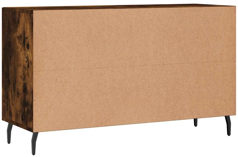 Šoninė spintelė, dūminio ąžuolo, 100x36x60cm, apdirbta mediena