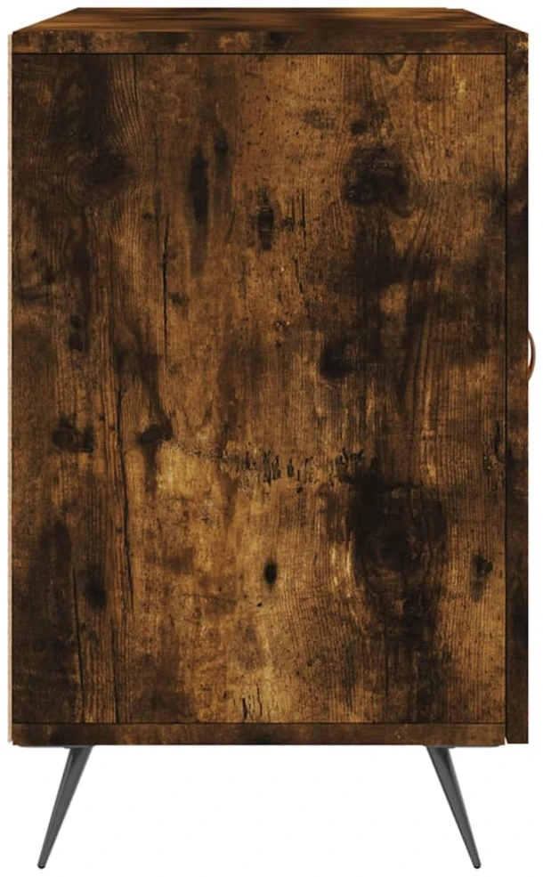 Šoninė spintelė, dūminio ąžuolo, 100x36x60cm, apdirbta mediena