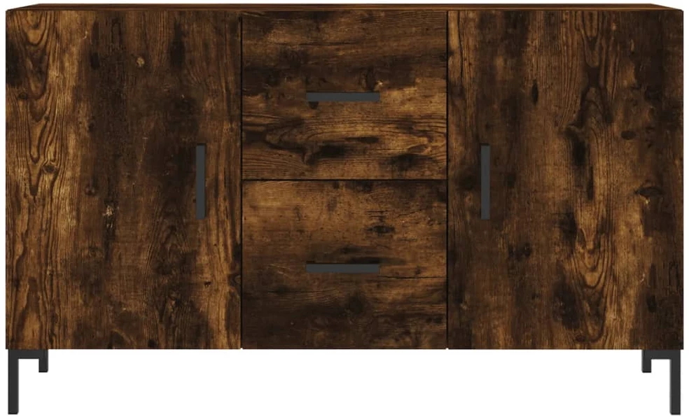 Šoninė spintelė, dūminio ąžuolo, 100x36x60cm, apdirbta mediena