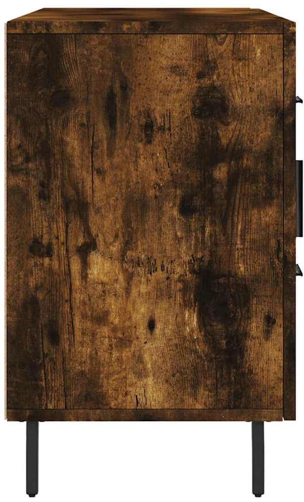 Šoninė spintelė, dūminio ąžuolo, 100x36x60cm, apdirbta mediena